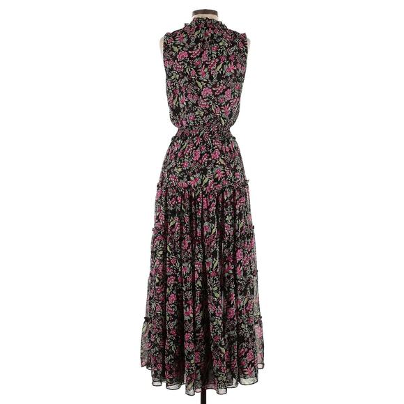 Misa Los Angeles Hollen Dress in Flora Fuchsia - Picture 5 of 6